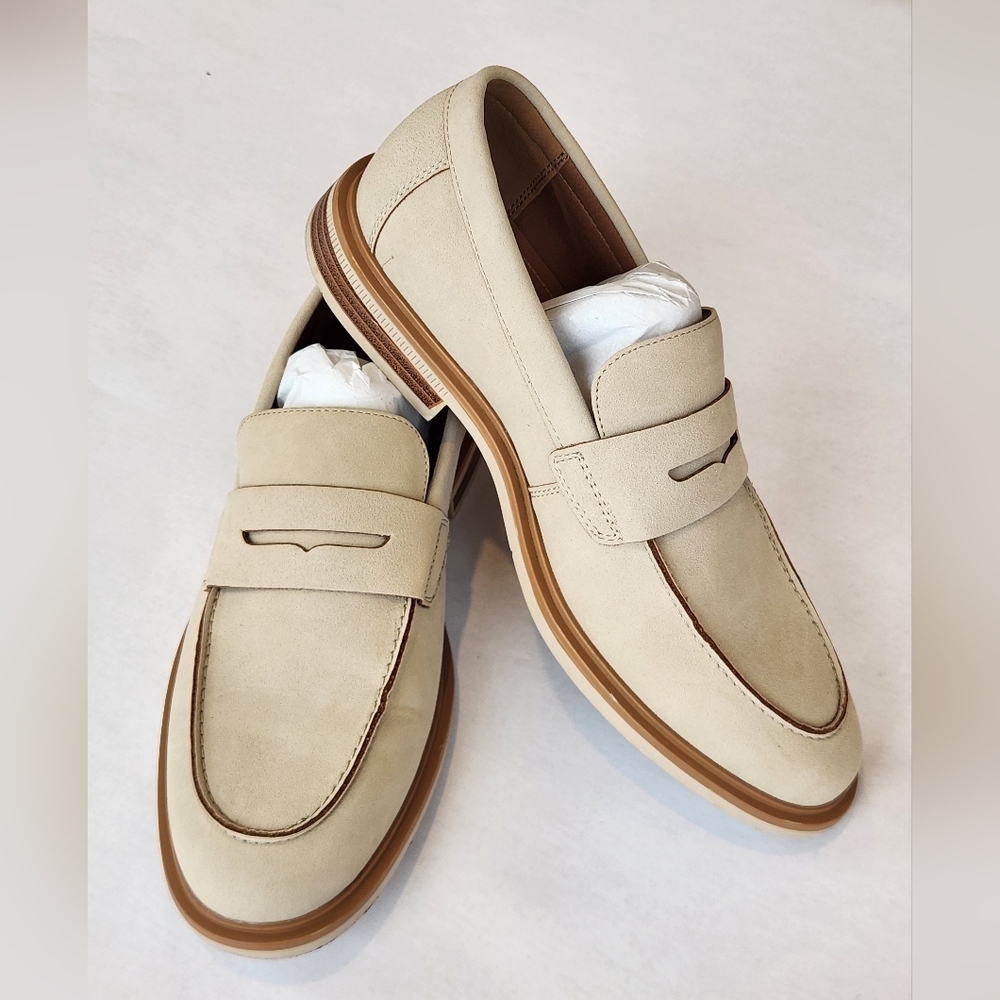 || TOMMY HILFIGER || Dime slip-ons loafers shoes vegan cream beige sz 8